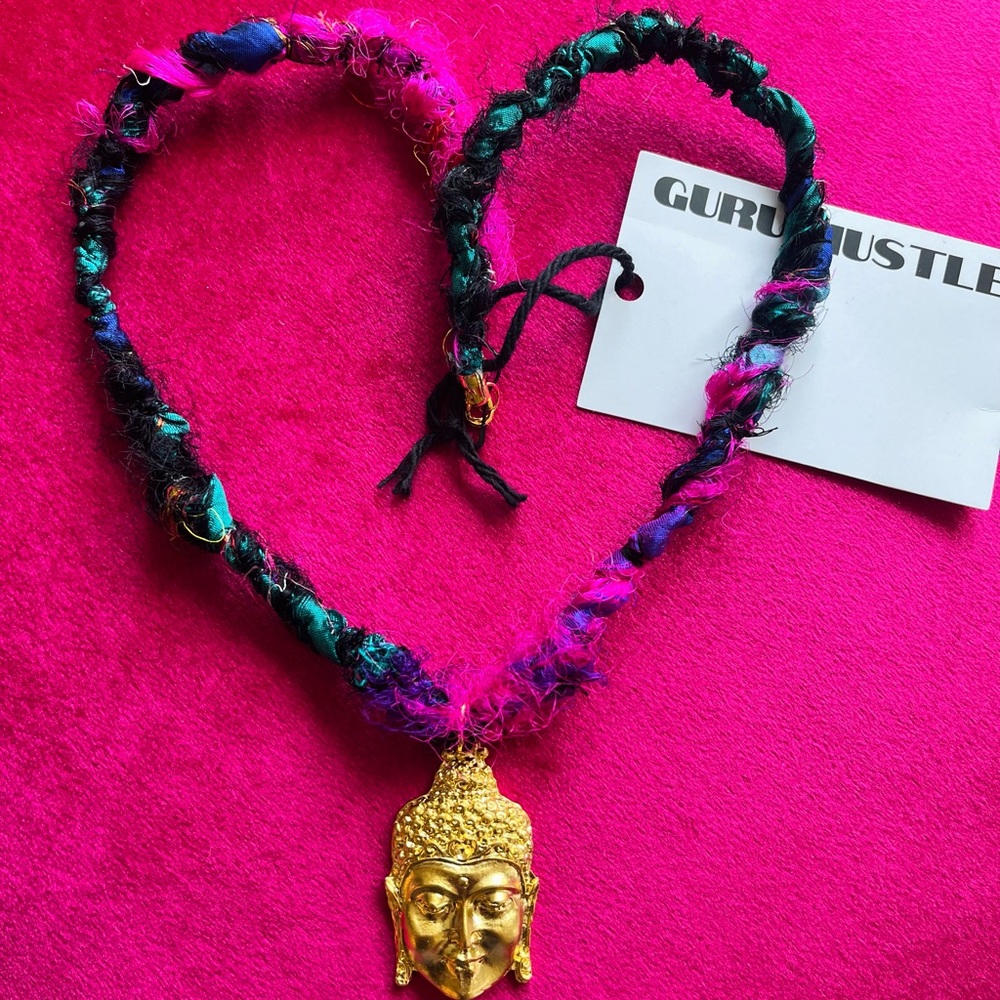 BOHEMIAN DHOOM DHAAM BUDDHA NECKLACE by GURUHUSTLE clothing with a Cause